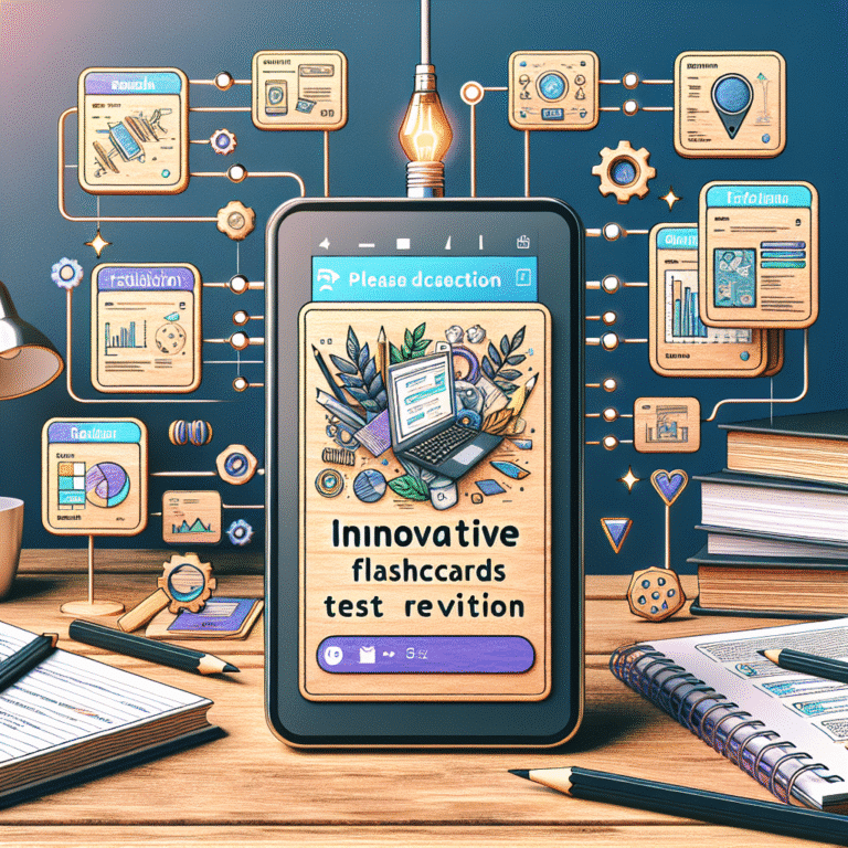 innovative digital flashcards for test revision