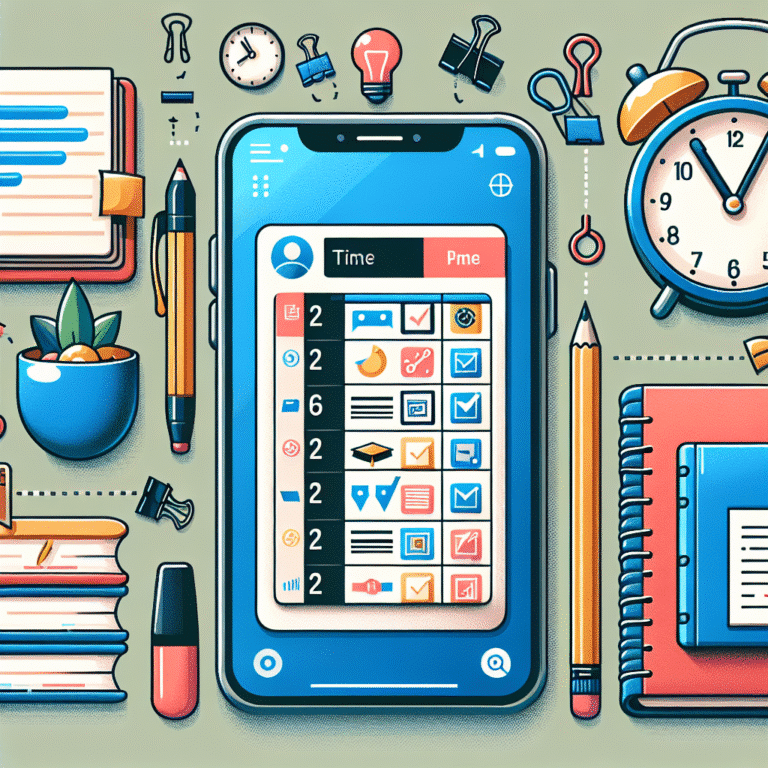 apps to organize study schedules