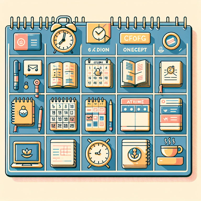 how to create a daily study schedule