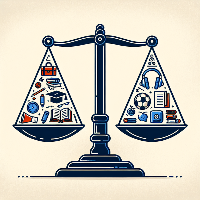 tips for striking a balance between study and leisure