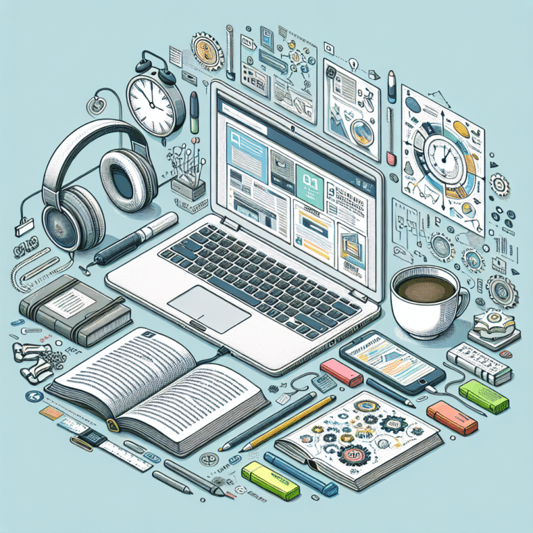 study techniques for online learning