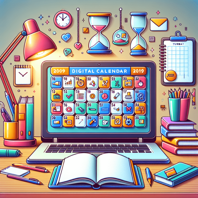 digital calendars for student productivity