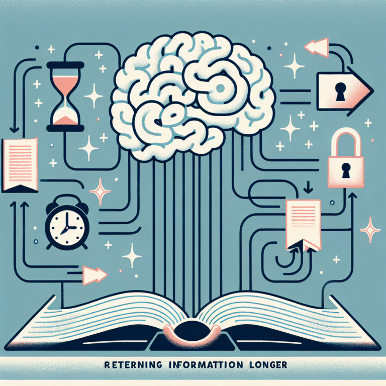 how to retain information longer