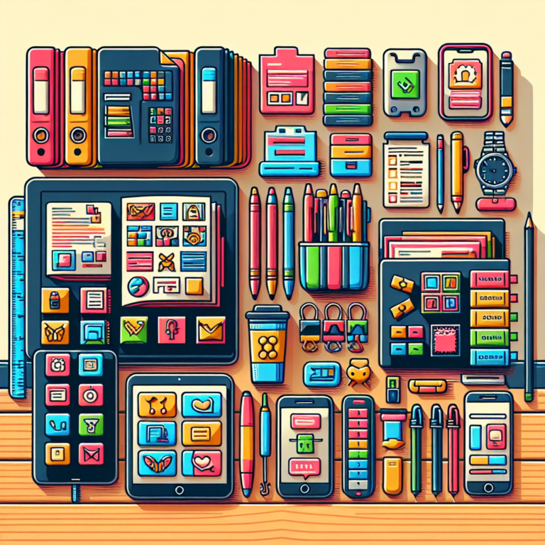 tools to organize study materials for exams